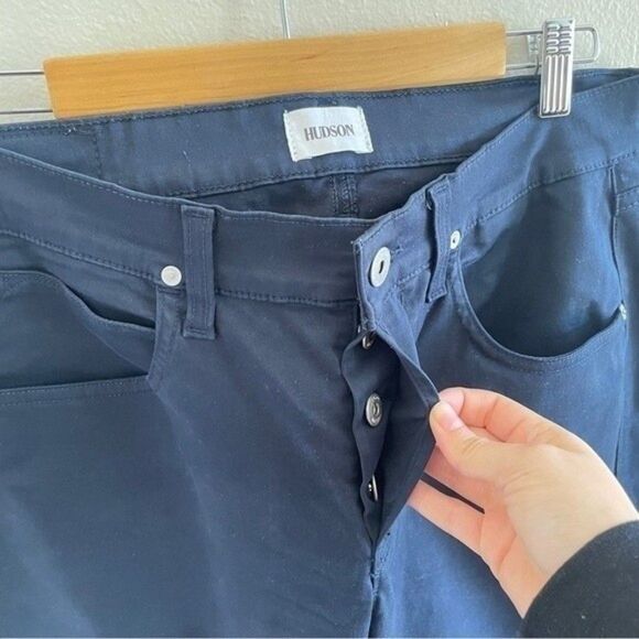 Mens Hudson Byron 5 Pocket Jeans Navy size 31 - Picture 6 of 8